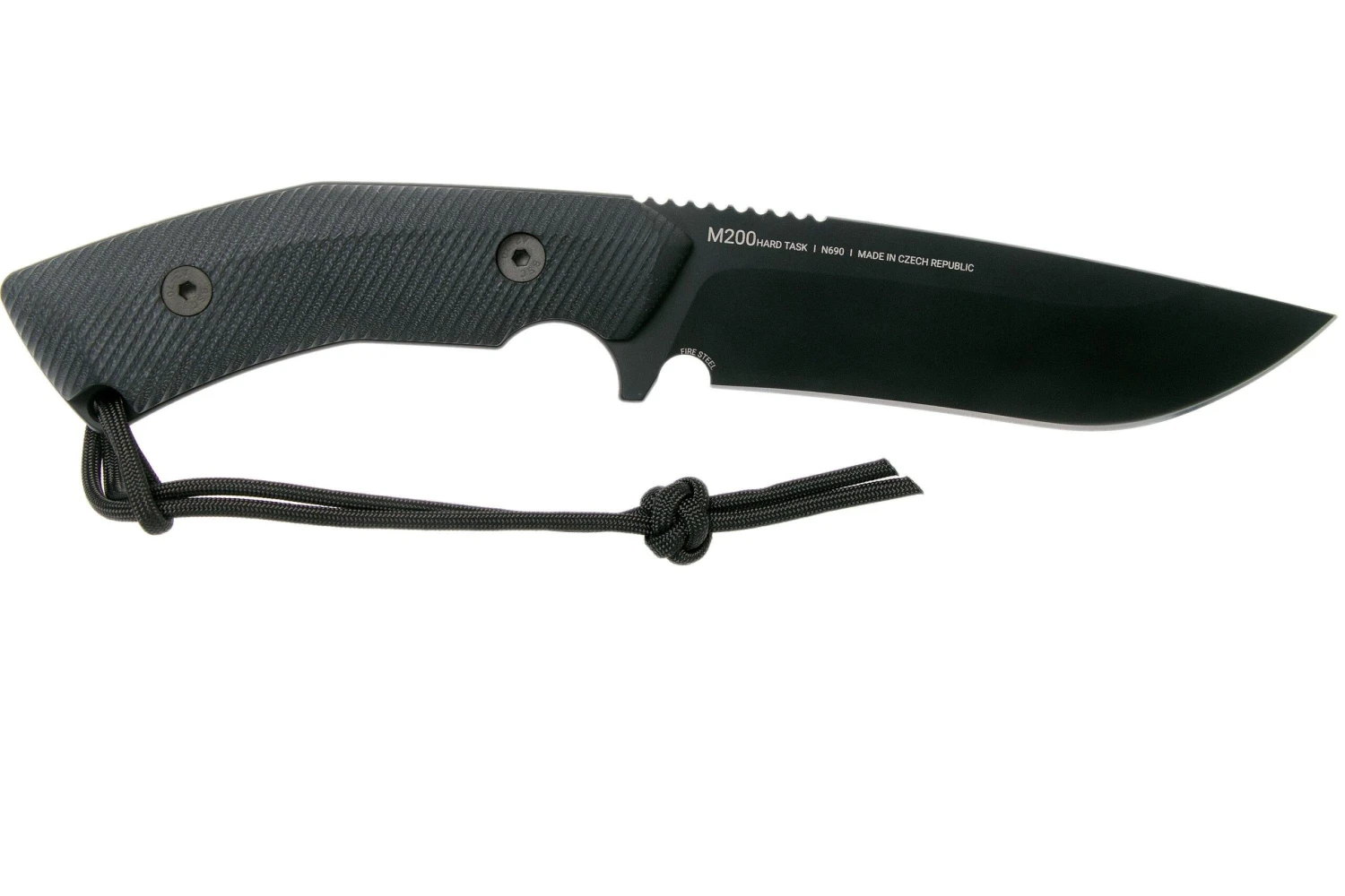 ANV M200 HT Hardtask DLC Sleipner, M200-001, Black Kydex Sheath, Cuchillo De Supervivencia 7 ANV M200 HT Hardtask DLC Sleipner, M200-001, Black Kydex Sheath, Cuchillo De Supervivencia - Image 5