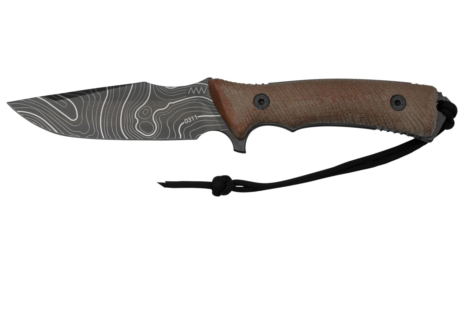 ANV Knives M311 SPELTER DLC Topo Elmax, Coyote Micarta Handle, Black Kydex Sheath, Cuchillo De Supervivencia 3 ANV Knives M311 SPELTER DLC Topo Elmax, Coyote Micarta Handle, Black Kydex Sheath, Cuchillo De Supervivencia