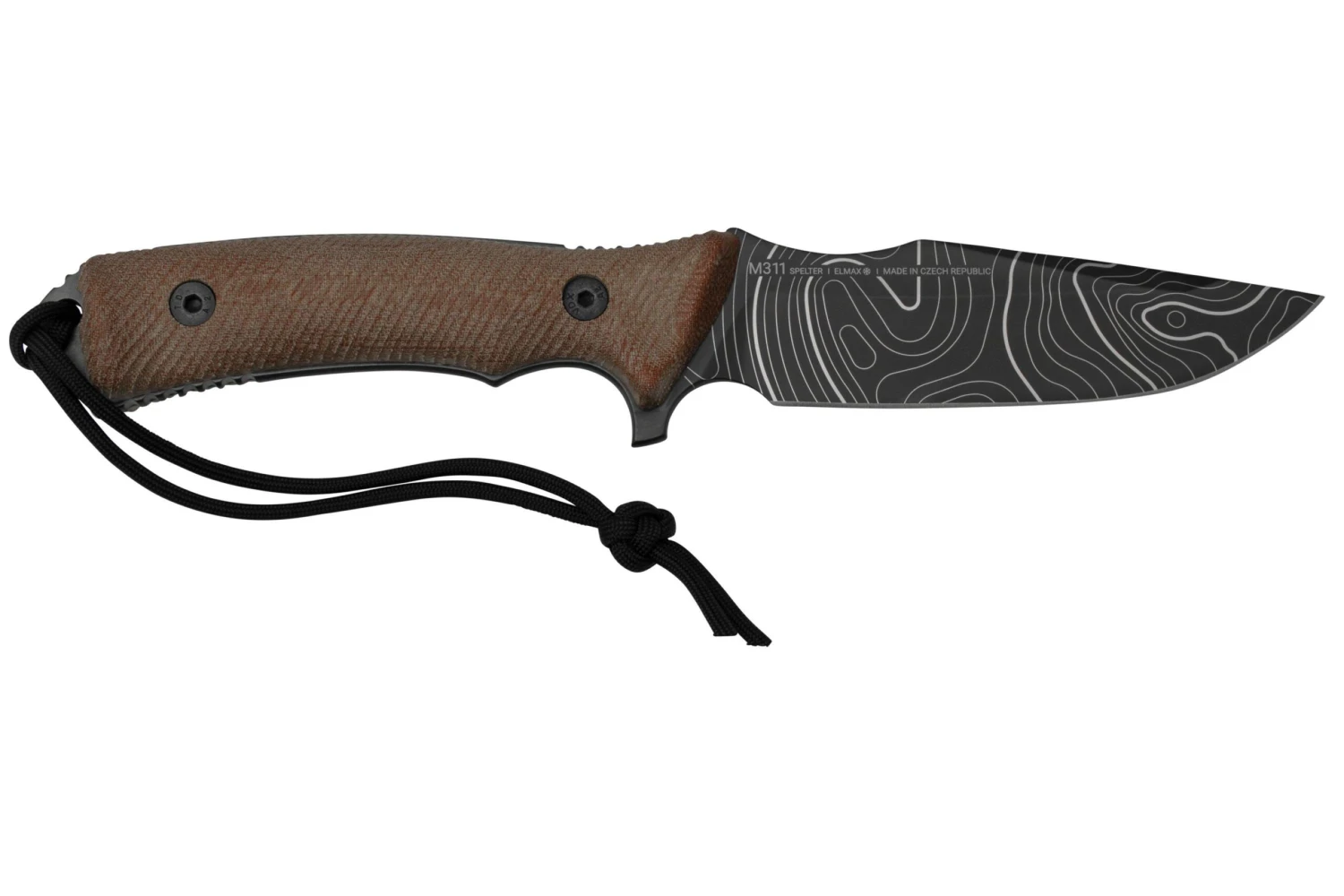 ANV Knives M311 SPELTER DLC Topo Elmax, Coyote Micarta Handle, Black Kydex Sheath, Cuchillo De Supervivencia 4 ANV Knives M311 SPELTER DLC Topo Elmax, Coyote Micarta Handle, Black Kydex Sheath, Cuchillo De Supervivencia - Image 2