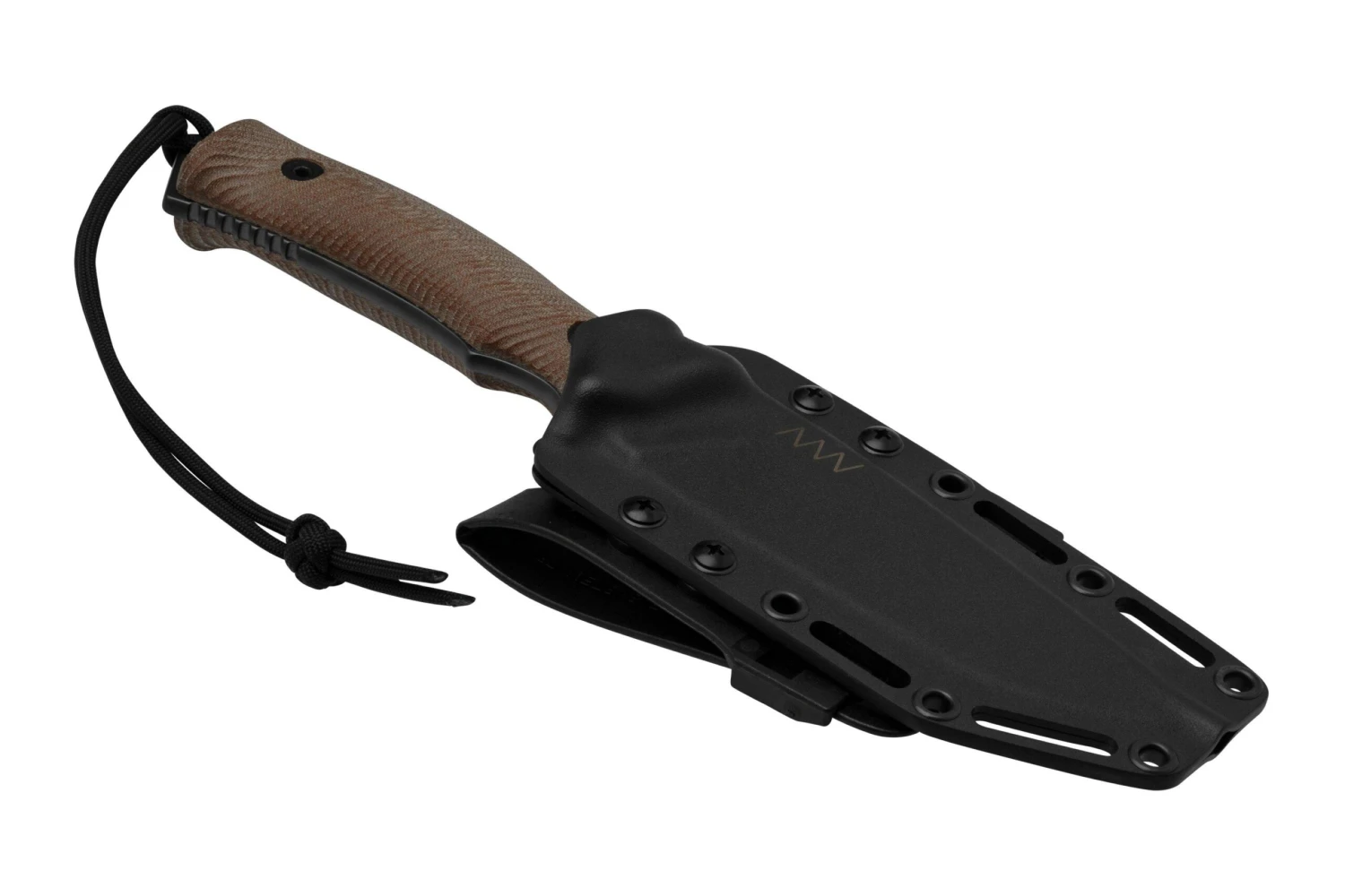 ANV Knives M311 SPELTER DLC Topo Elmax, Coyote Micarta Handle, Black Kydex Sheath, Cuchillo De Supervivencia 8 ANV Knives M311 SPELTER DLC Topo Elmax, Coyote Micarta Handle, Black Kydex Sheath, Cuchillo De Supervivencia - Image 6
