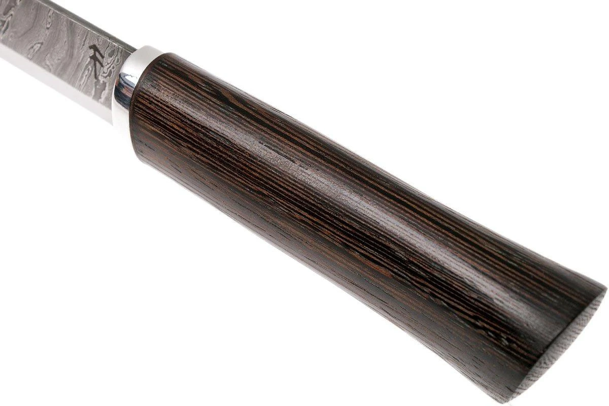 Autine Damascus Bushcrafter, Wengé, Damast, Brown RH Sheath, Cuchillo Bushcraft 7 Autine Damascus Bushcrafter, Wengé, Damast, Brown RH Sheath, Cuchillo Bushcraft - Image 5