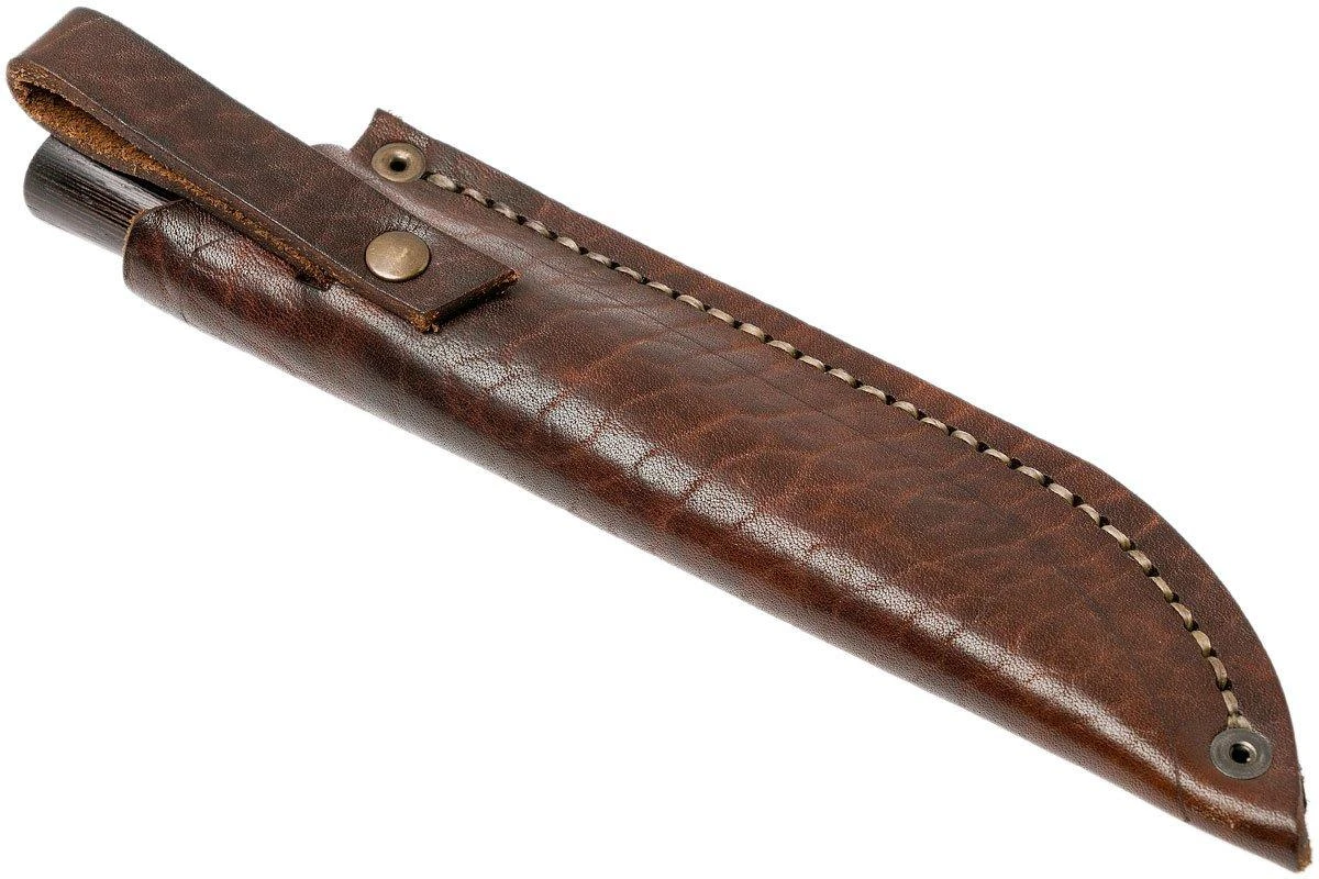 Autine Damascus Bushcrafter, Wengé, Damast, Brown RH Sheath, Cuchillo Bushcraft 10 Autine Damascus Bushcrafter, Wengé, Damast, Brown RH Sheath, Cuchillo Bushcraft - Image 8