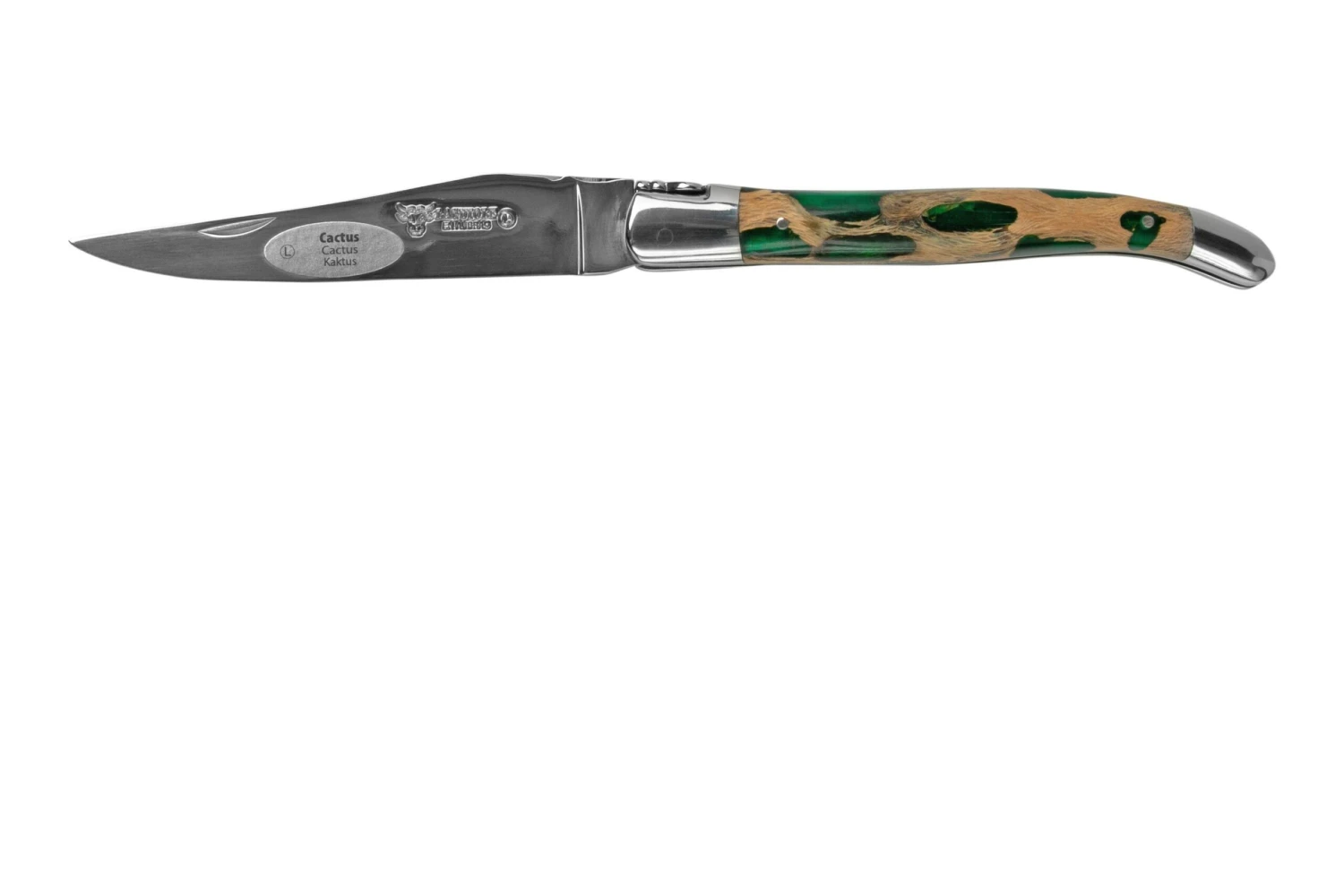 Laguiole En Aubrac Green Cholla Cactus L0212CA9IF Madera De Cactus, Pulida, Laguiole Navaja, 12 Cm 3 Laguiole En Aubrac Green Cholla Cactus L0212CA9IF Madera De Cactus, Pulida, Laguiole Navaja, 12 Cm