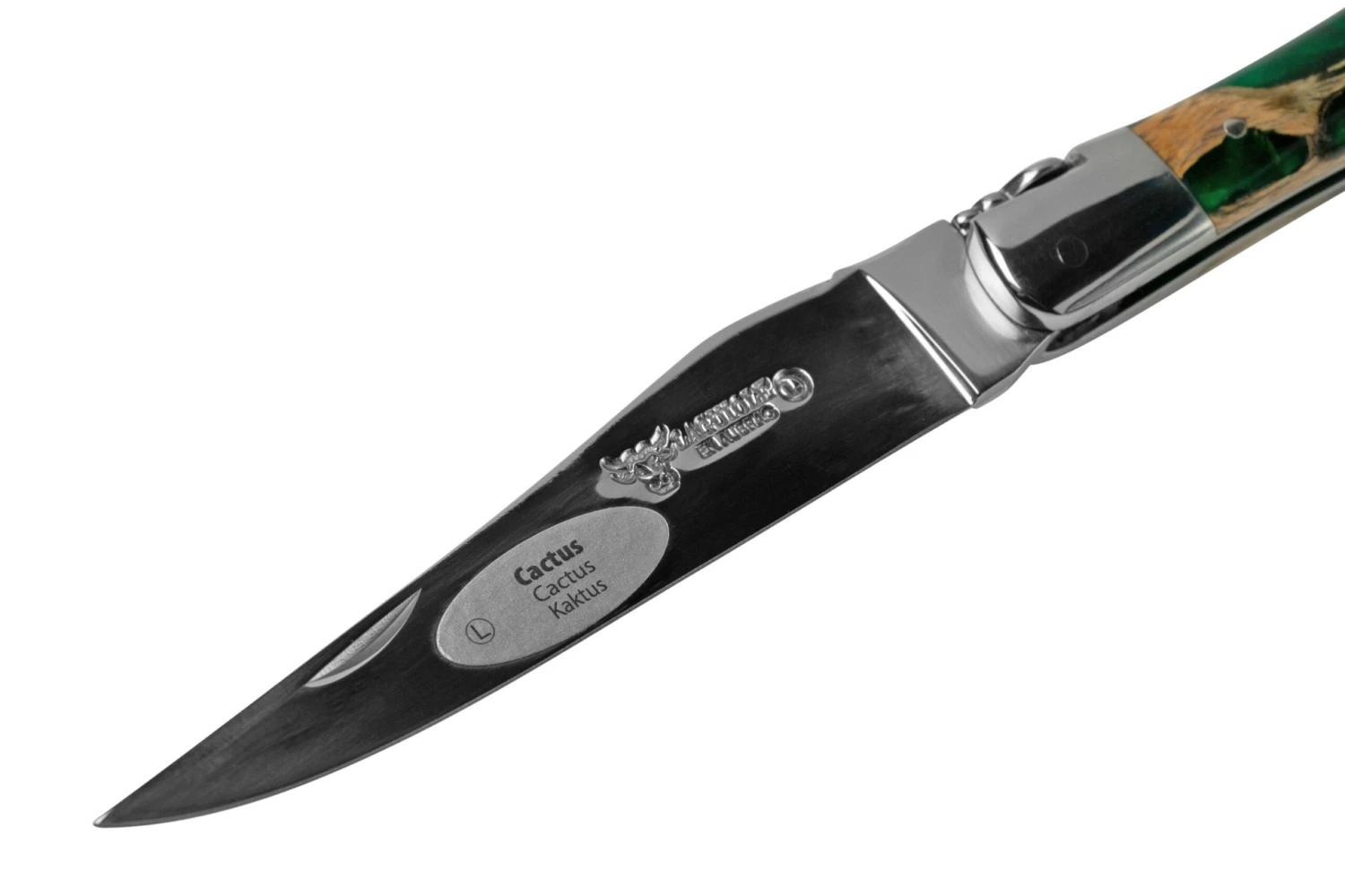 Laguiole En Aubrac Green Cholla Cactus L0212CA9IF Madera De Cactus, Pulida, Laguiole Navaja, 12 Cm 5 Laguiole En Aubrac Green Cholla Cactus L0212CA9IF Madera De Cactus, Pulida, Laguiole Navaja, 12 Cm - Image 3