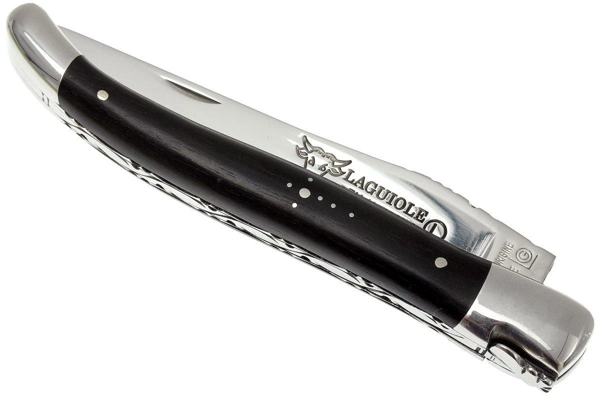 Laguiole En Aubrac HP 12cm De Madera De ébano Limado A Mano L0212EBH-FSI1 5 Laguiole En Aubrac HP 12cm De Madera De ébano Limado A Mano L0212EBH-FSI1 - Image 3