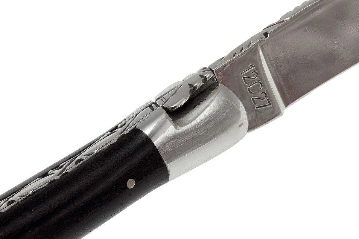 Laguiole En Aubrac HP 12cm De Madera De ébano Limado A Mano L0212EBH-FSI1 6 Laguiole En Aubrac HP 12cm De Madera De ébano Limado A Mano L0212EBH-FSI1 - Image 4