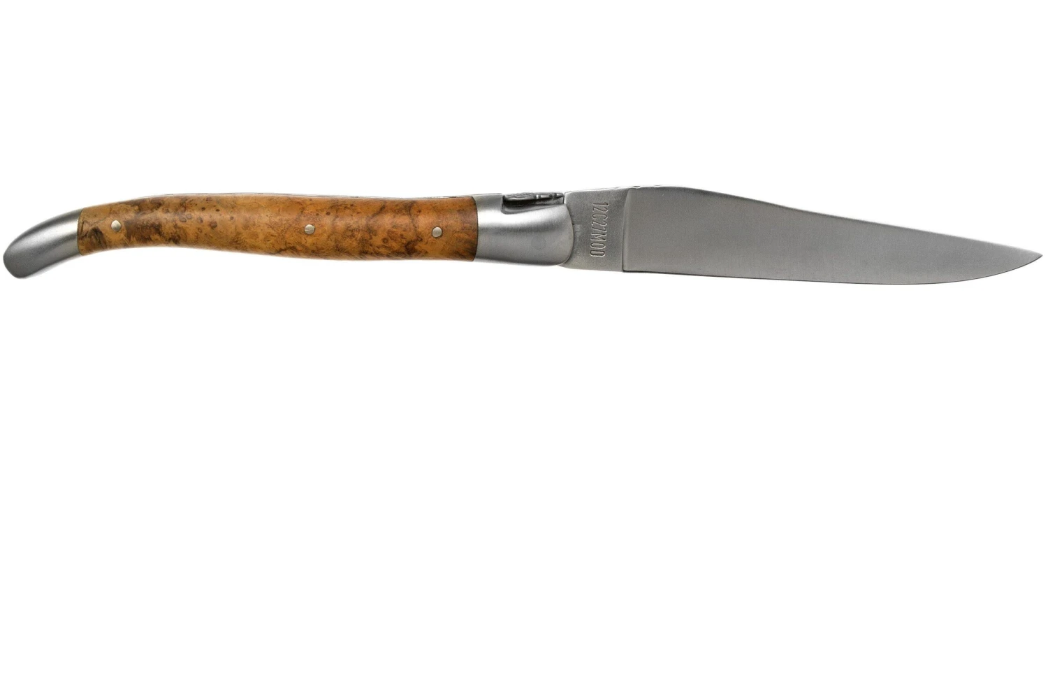 Laguiole En Aubrac 12cm De Madera De Teca Limado A Mano L0212LKH/FSB1 Navaja Laguiole 4 Laguiole En Aubrac 12cm De Madera De Teca Limado A Mano L0212LKH/FSB1 Navaja Laguiole - Image 2