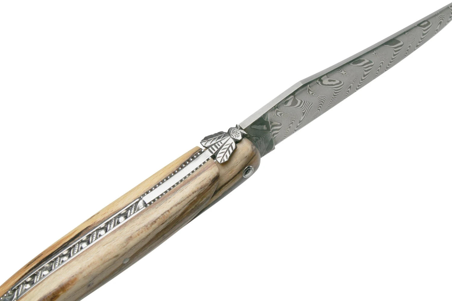 Laguiole En Aubrac Le Perlé 12 Cm L0512WA6J3DB Balbach Damast Full Handle Madera De Haya 8 Laguiole En Aubrac Le Perlé 12 Cm L0512WA6J3DB Balbach Damast Full Handle Madera De Haya - Image 6