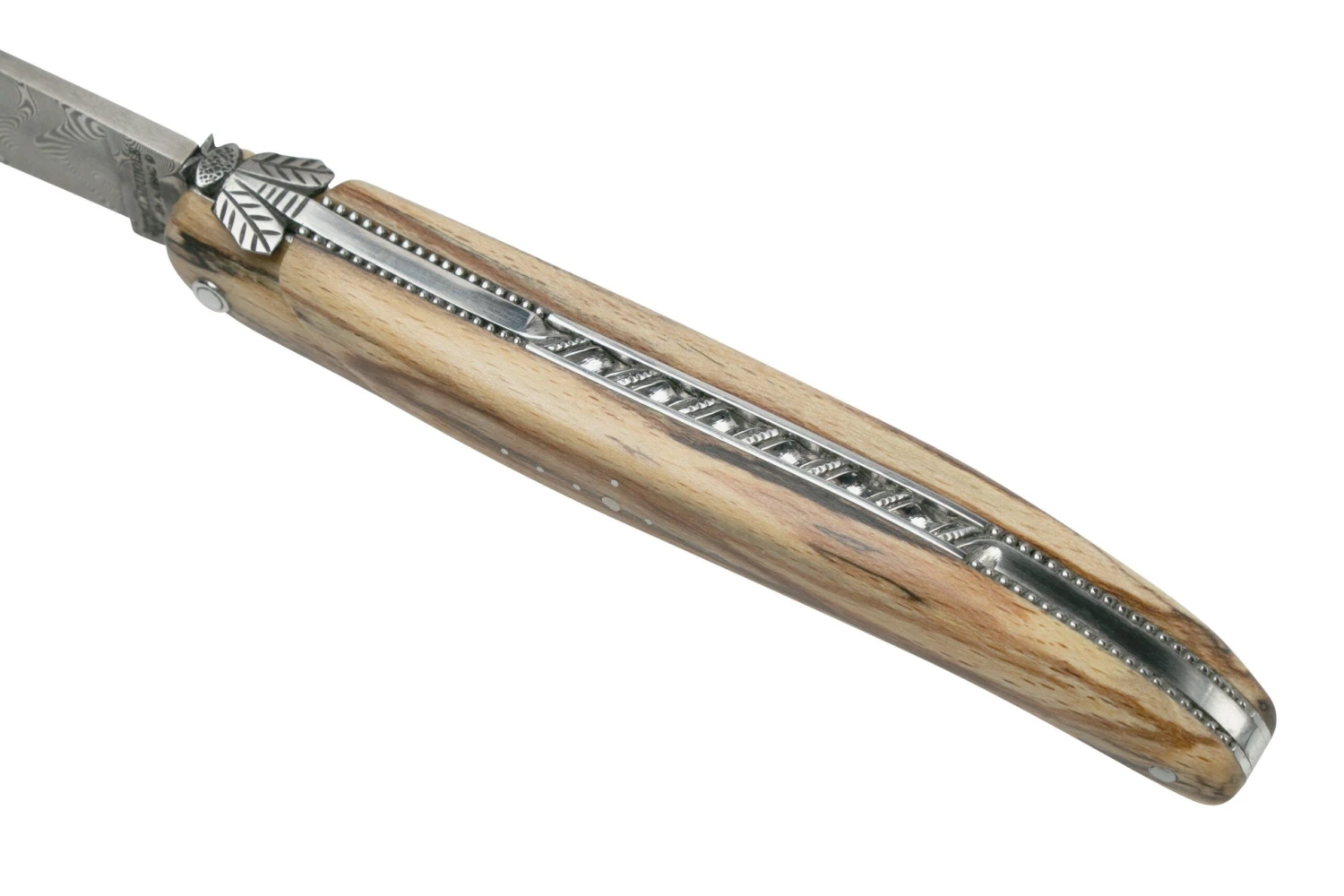 Laguiole En Aubrac Le Perlé 12 Cm L0512WA6J3DB Balbach Damast Full Handle Madera De Haya 9 Laguiole En Aubrac Le Perlé 12 Cm L0512WA6J3DB Balbach Damast Full Handle Madera De Haya - Image 7