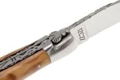 Laguiole En Aubrac 12cm Double Plates, Olive Burl Limado A Mano, L0712LLI-FSJ1 -Navaja Tienda AUL0712LLI FSJ1 04 laguiole en aubrac aul0712lli fsj1 04