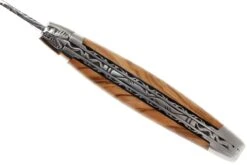 Laguiole En Aubrac 12cm Double Plates, Olive Burl Limado A Mano, L0712LLI-FSJ1 -Navaja Tienda AUL0712LLI FSJ1 06 laguiole en aubrac aul0712lli fsj1 06