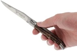 Laguiole En Aubrac 12cm Double Plates, Walnut Burl Limado A Mano, L0712LYI-FSB1 16 Laguiole En Aubrac 12cm Double Plates, Walnut Burl Limado A Mano, L0712LYI-FSB1 -Navaja Tienda AUL0712LYI FSB1 07 laguiole en aubrac aul0712lyi fsb1 07