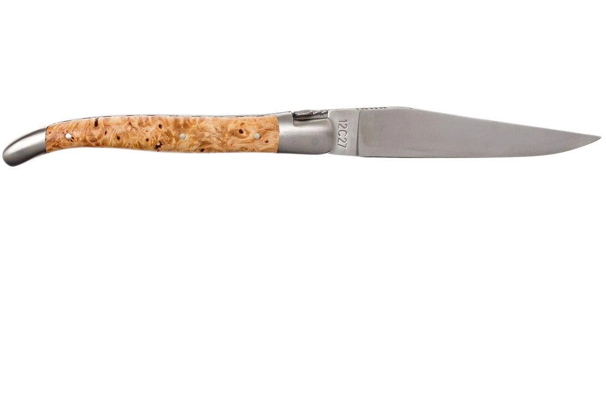 Laguiole En Aubrac 12cm Double Plates, De Madera De Castaño Limado A Mano, L0712NWI-FSB1 4 Laguiole En Aubrac 12cm Double Plates, De Madera De Castaño Limado A Mano, L0712NWI-FSB1 - Image 2