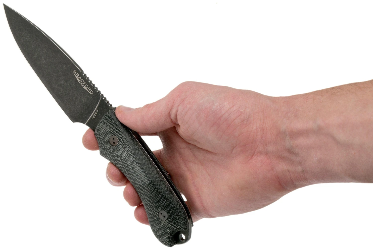 Bradford Guardian 4, 3D Black Micarta Guardian 4 M390, Full Flat Nimbus 4FH-101N 8 Bradford Guardian 4, 3D Black Micarta Guardian 4 M390, Full Flat Nimbus 4FH-101N - Image 6