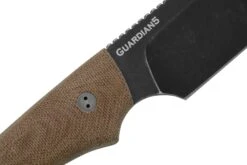 Bradford Knives Guardian 5, 5S-104N-3V, 3D Natural Micarta, CPM-3V, Sabre Grind, Nimbus Blackwashed Finish, Cuchillo Fijo -Navaja Tienda BDK 5S 104N 3V 05 bradford