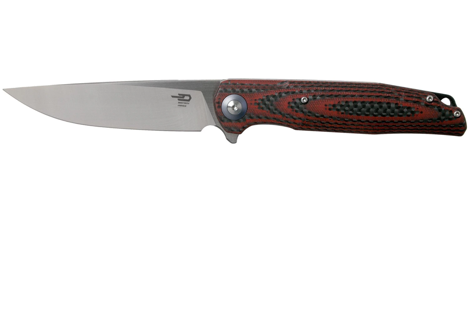Bestech Ascot Red G10 & Carbon Fibre BG19F Navaja 3 Bestech Ascot Red G10 & Carbon Fibre BG19F Navaja