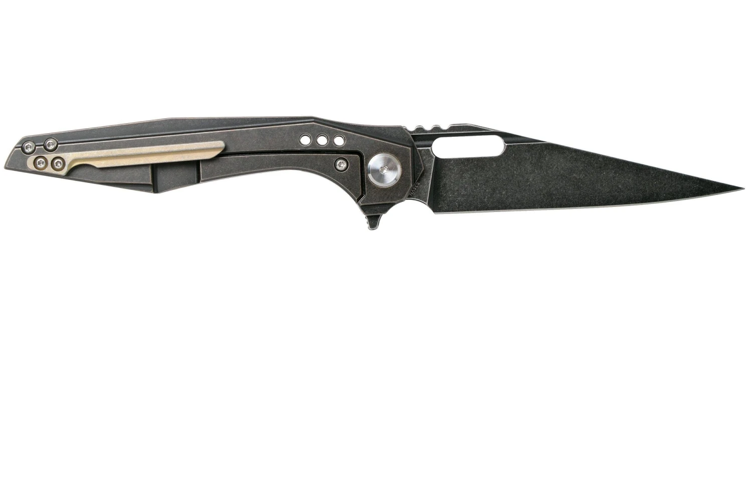 Bestech Malware BT1902B Blackwashed Titanium Navaja, Todd Design 4 Bestech Malware BT1902B Blackwashed Titanium Navaja, Todd Design - Image 2