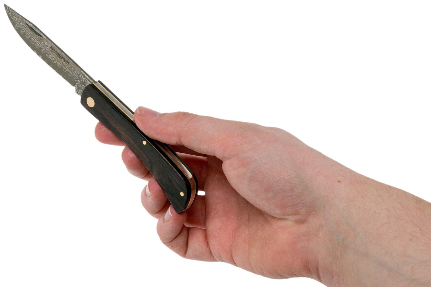 Böker Magnum Ebony Rangebuster Damascus 01RY140DAM Cuchillo De Caballero 10 Böker Magnum Ebony Rangebuster Damascus 01RY140DAM Cuchillo De Caballero - Image 8