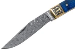 Böker Trapper Uno Annual 2021 Damascus 1132021DAM Limited Edition Navaja -Navaja Tienda BO1132021DAM 03 boker