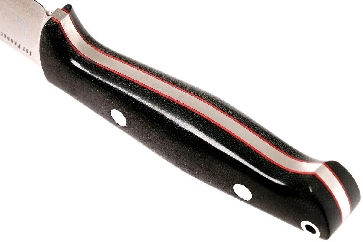 Bark River North Country EDC CPM 154, Black Canvas Micarta, Red Liners 6 Bark River North Country EDC CPM 154, Black Canvas Micarta, Red Liners - Image 4