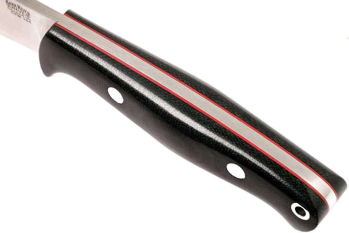 Bark River North Country EDC CPM 154, Black Canvas Micarta, Red Liners 7 Bark River North Country EDC CPM 154, Black Canvas Micarta, Red Liners - Image 5