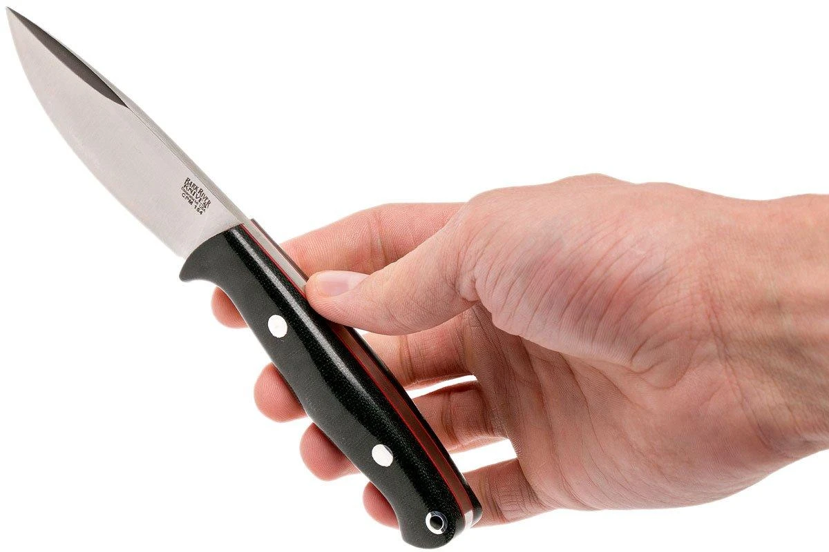 Bark River North Country EDC CPM 154, Black Canvas Micarta, Red Liners 8 Bark River North Country EDC CPM 154, Black Canvas Micarta, Red Liners - Image 6