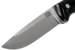 Bark River Guardless Drop Point Hunter CPM 154 Black Canvas Micarta Cuchillo De Caza -Navaja Tienda BRK02 142BKRC 03 bark river knives