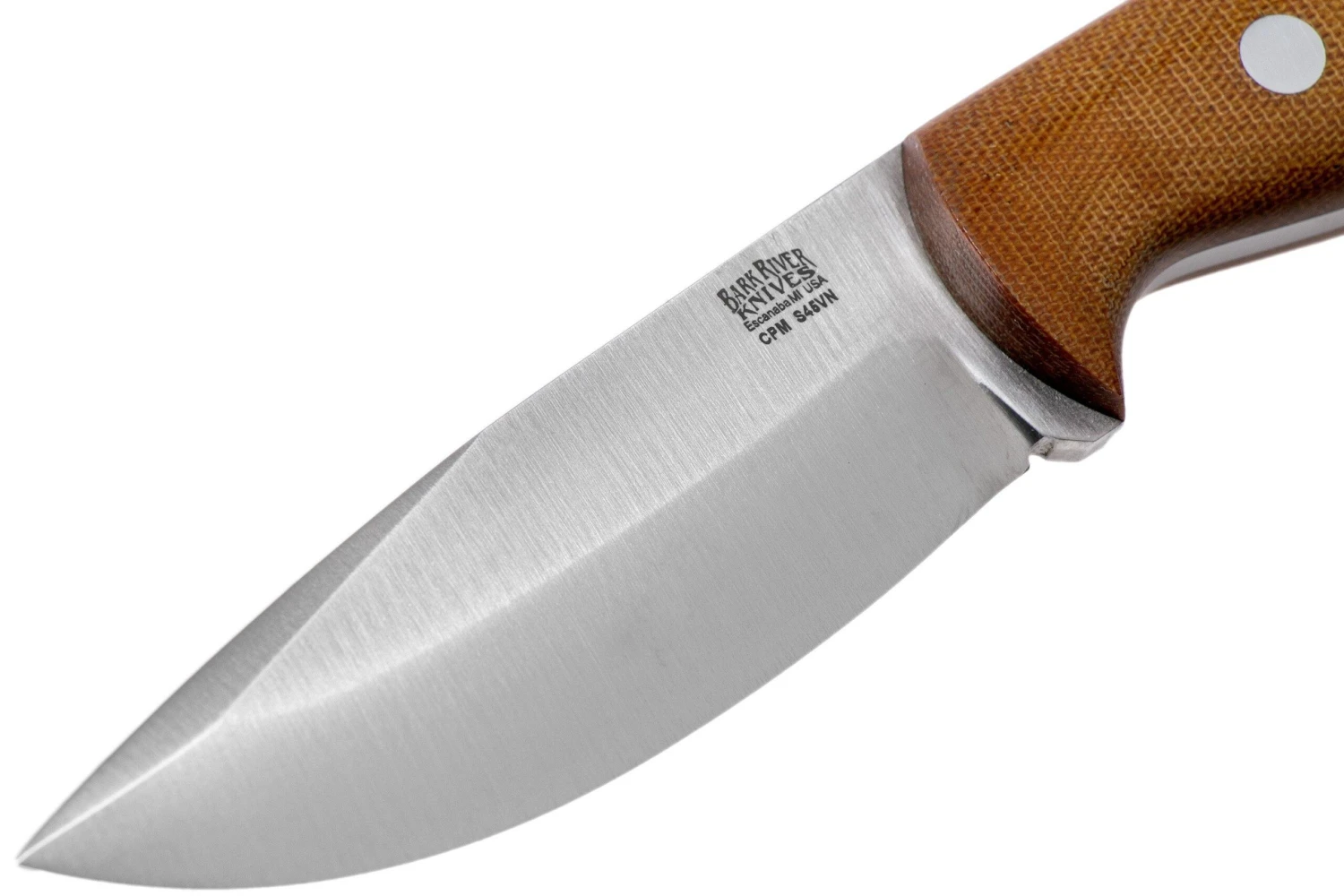 Bark River North Country EDC 2 CPM S45VN Natural Canvas Micarta Cuchillo Fijo 5 Bark River North Country EDC 2 CPM S45VN Natural Canvas Micarta Cuchillo Fijo - Image 3