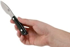 Bark River Mini Canadian CPM 3V Black Canvas Micarta Cuchillo Fijo -Navaja Tienda BRK03 121BKRC 05 bark river knives