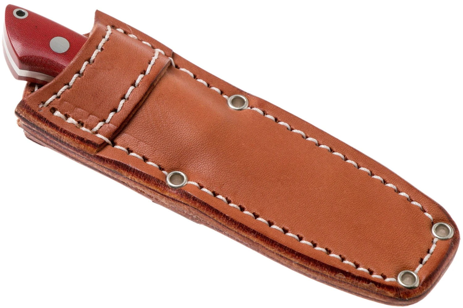 Bark River Mini Canadian CPM 3V Red Linen Micarta Cuchillo Fijo 8 Bark River Mini Canadian CPM 3V Red Linen Micarta Cuchillo Fijo - Image 6