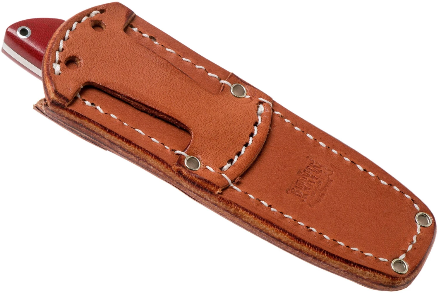 Bark River Mini Canadian CPM 3V Red Linen Micarta Cuchillo Fijo 9 Bark River Mini Canadian CPM 3V Red Linen Micarta Cuchillo Fijo - Image 7