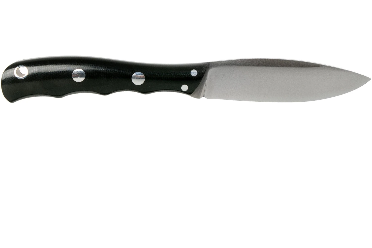 Bark River Lil’ Canadian CPM 3V Black Canvas Micarta Cuchillo Fijo 4 Bark River Lil’ Canadian CPM 3V Black Canvas Micarta Cuchillo Fijo - Image 2