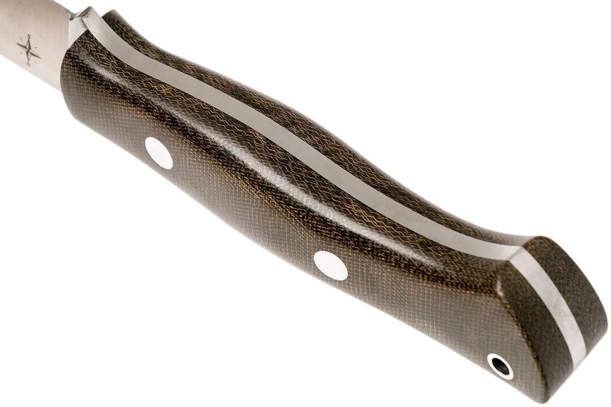 Bark River Aurora 3V, Green Canvas Micarta Cuchillo Bushcraft 6 Bark River Aurora 3V, Green Canvas Micarta Cuchillo Bushcraft - Image 4