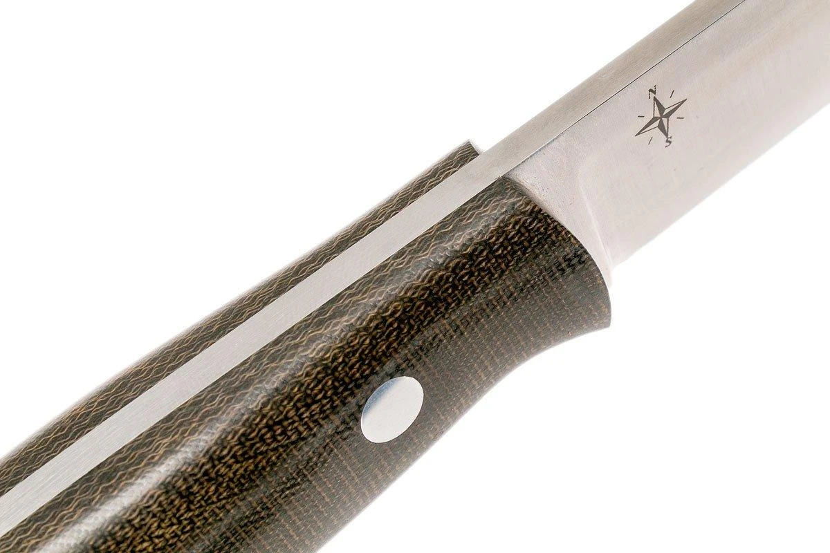 Bark River Aurora 3V, Green Canvas Micarta Cuchillo Bushcraft 7 Bark River Aurora 3V, Green Canvas Micarta Cuchillo Bushcraft - Image 5