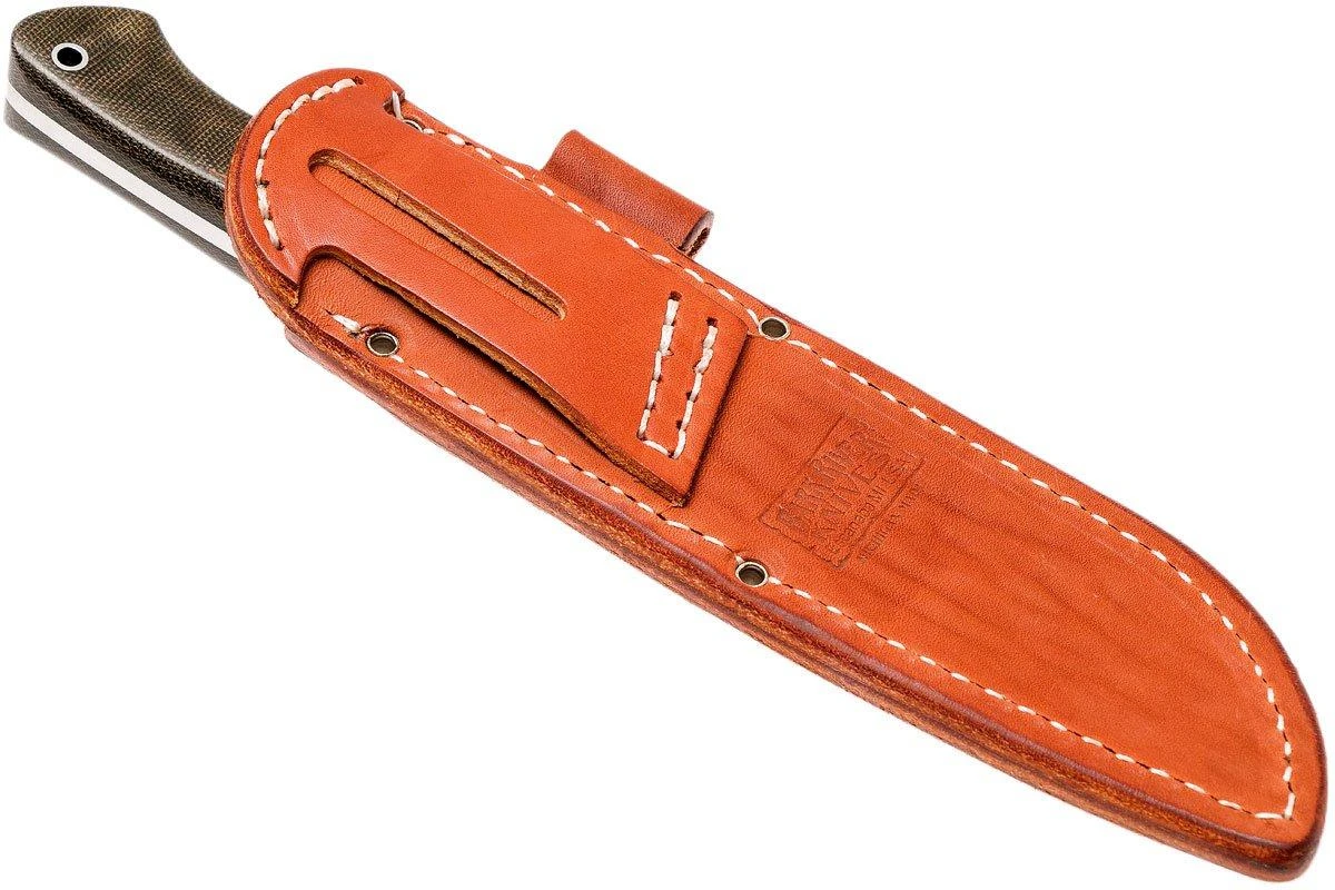 Bark River Aurora 3V, Green Canvas Micarta Cuchillo Bushcraft 11 Bark River Aurora 3V, Green Canvas Micarta Cuchillo Bushcraft - Image 9