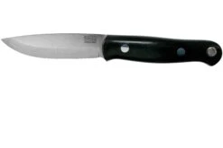 Bark River Bushcrafter CPM CruWear, Black Canvas Micarta, Cuchillo Bushcraft