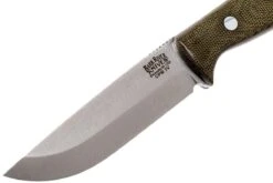 Bark River Gunny Scandi CPM 3V, Green Canvas Micarta, Funda Marrón 12 Bark River Gunny Scandi CPM 3V, Green Canvas Micarta, Funda Marrón -Navaja Tienda BRK07 024GNC 03 bark river brk07 024gnc 03