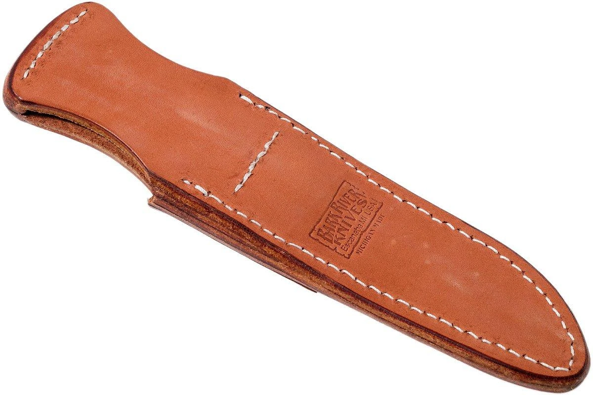 Bark River Gunny Scandi CPM 3V, Green Canvas Micarta, Funda Marrón 10 Bark River Gunny Scandi CPM 3V, Green Canvas Micarta, Funda Marrón - Image 8