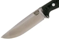 Bark River Gunny Hunter CPM 3V, Black Canvas Micarta, Jimped -Navaja Tienda BRK07 025BRKC JI 03 bark river brk07 025brkc ji 03