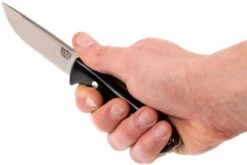 Bark River Gunny CPM 3V, Black Canvas Micarta -Navaja Tienda BRK07 025BRKCM 06 bark river brk07 025brkcm 06