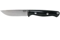 Bark River Bravo EDC CPM 3V Rampless, Black Canvas Micarta Cuchillo Bushcraft