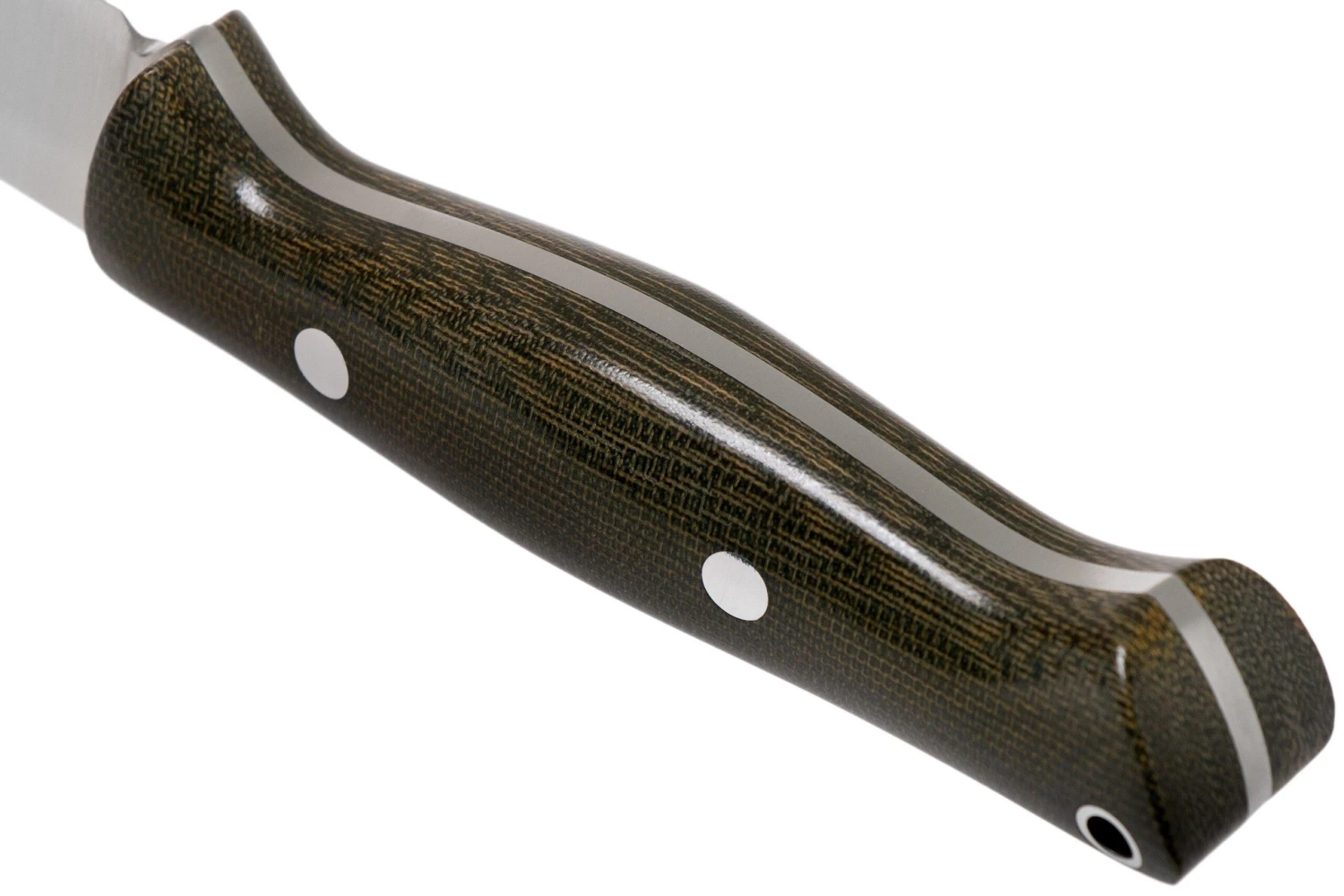 Bark River Gunny Hunter LT CPM 3V Green Canvas Micarta Cuchillo Bushcraft 6 Bark River Gunny Hunter LT CPM 3V Green Canvas Micarta Cuchillo Bushcraft - Image 4