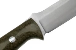 Bark River Bravo 1 A2 Green Canvas Micarta, Cuchillo De Bushcraft -Navaja Tienda BRK07 111GNC 05 barkriver