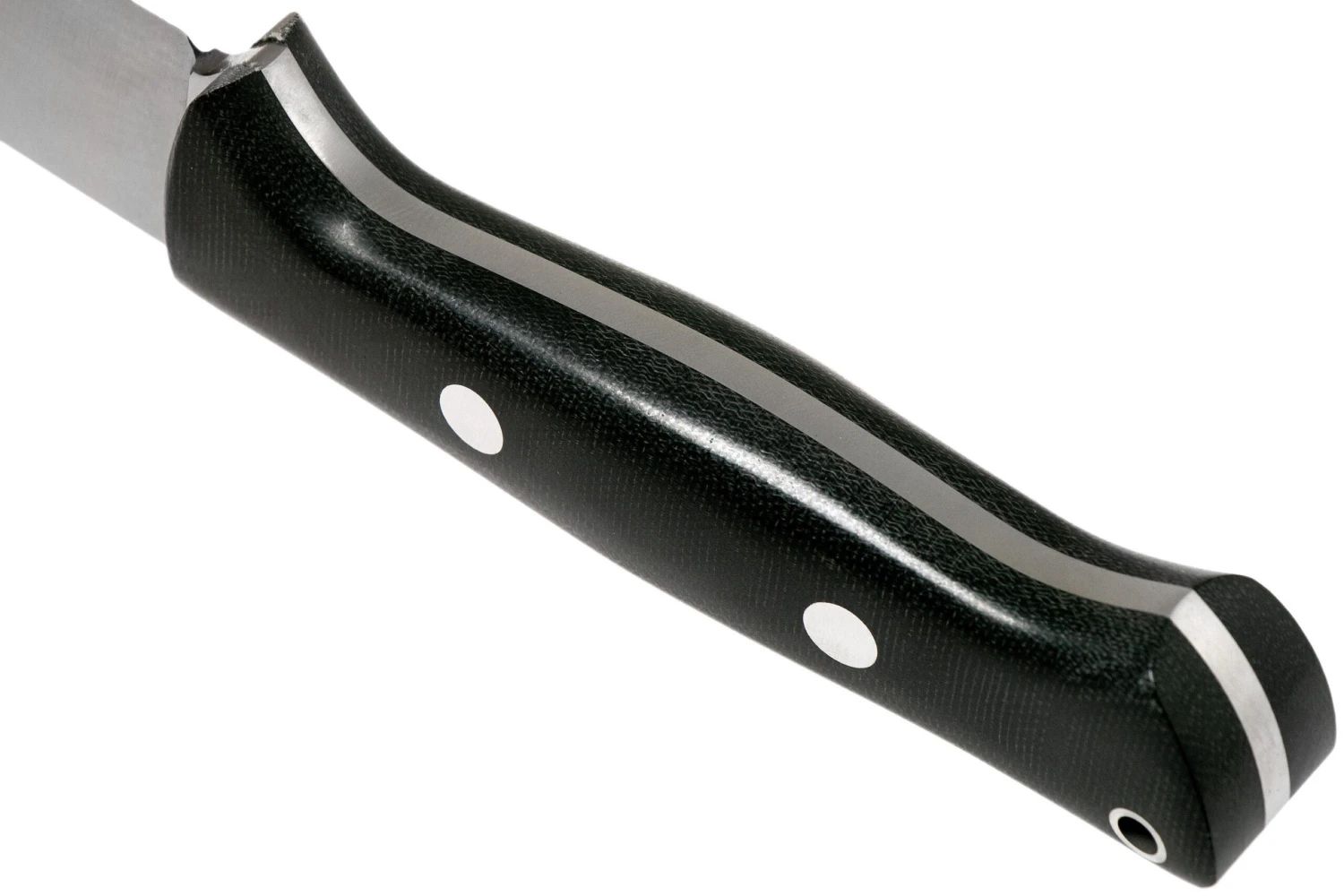 Bark River Bravo 1 LT Hunter CPM 3V, Black Canvas Micarta, Funda Marrón 6 Bark River Bravo 1 LT Hunter CPM 3V, Black Canvas Micarta, Funda Marrón - Image 4