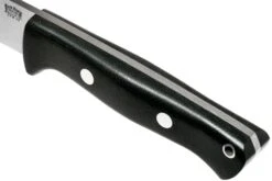 Bark River Bravo 1 LT Hunter CPM 3V, Black Canvas Micarta, Funda Marrón 14 Bark River Bravo 1 LT Hunter CPM 3V, Black Canvas Micarta, Funda Marrón -Navaja Tienda BRK07 121BRKC 05 bark river knives