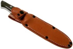 Bark River Bravo 1.5 Rampless CPM 3V Field Knife, Green Canvas Micarta -Navaja Tienda BRK07 122GCMR 06 bark river knives