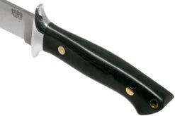 Bark River Chute Knife CPM 154, Black Canvas Micarta, Brass Guard -Navaja Tienda BRK07 152BKB 05 bark river knives