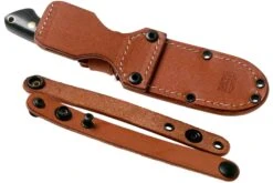 Bark River Chute Knife CPM 154, Black Canvas Micarta, Brass Guard -Navaja Tienda BRK07 152BKB 07 bark river knives