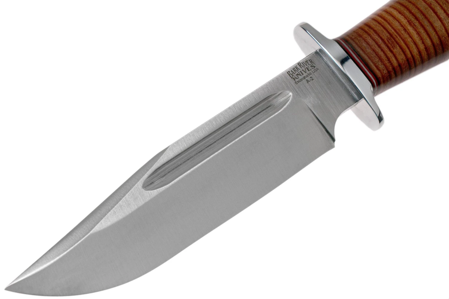 Bark River Teddy A2 Stacked Leather, Double Quillion Cuchillo De Exterior 5 Bark River Teddy A2 Stacked Leather, Double Quillion Cuchillo De Exterior - Image 3