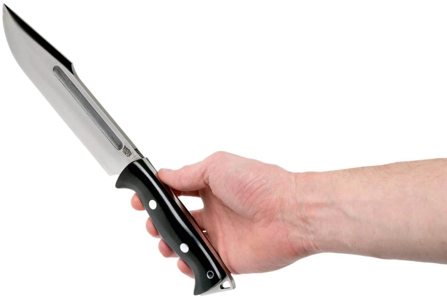 Bark River Bravo Tope Recon Field CPM 3V, Black Canvas Micarta 8 Bark River Bravo Tope Recon Field CPM 3V, Black Canvas Micarta - Image 6